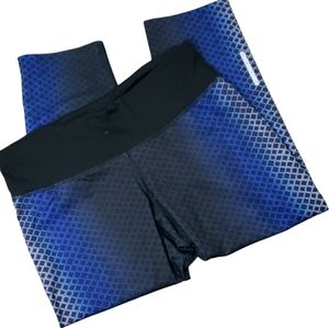 Champion Legging Capri Athletic Jogging Black Blue Navy